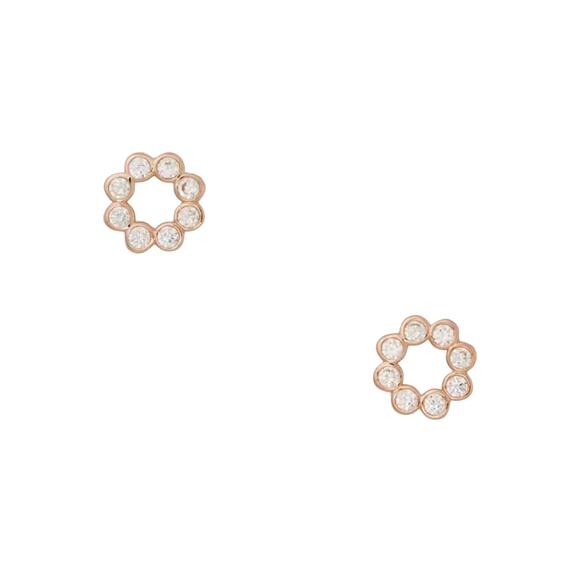 kate spade Jewelry - NWT! Kate Spade Full Circle Studs in Rose Gold